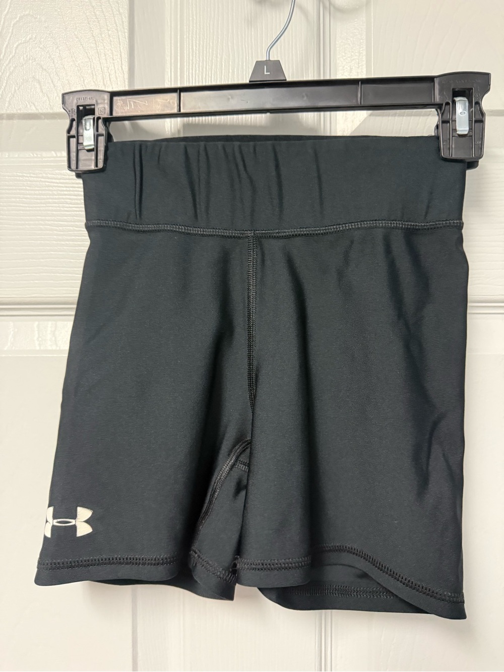 Under Armour Black Women's Bike Shorts with Logo